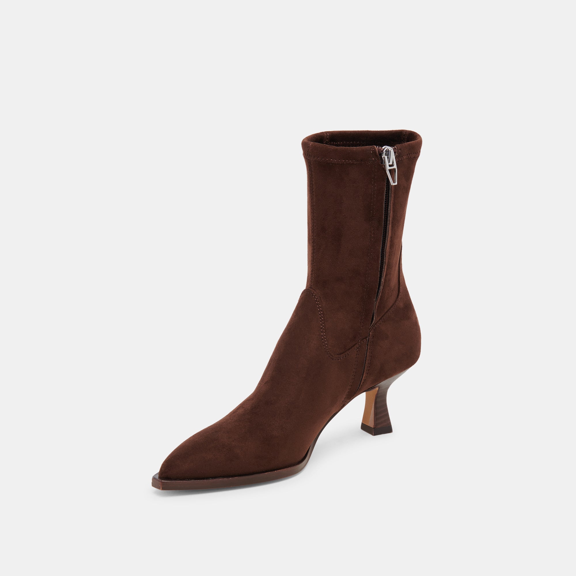 ARYA BOOTS DK BROWN STELLA SUEDE - Women's Fashion Ankle Boots for Fall & Winter | Comfortable & Stylish Footwear for Casual Outings and Office Wear