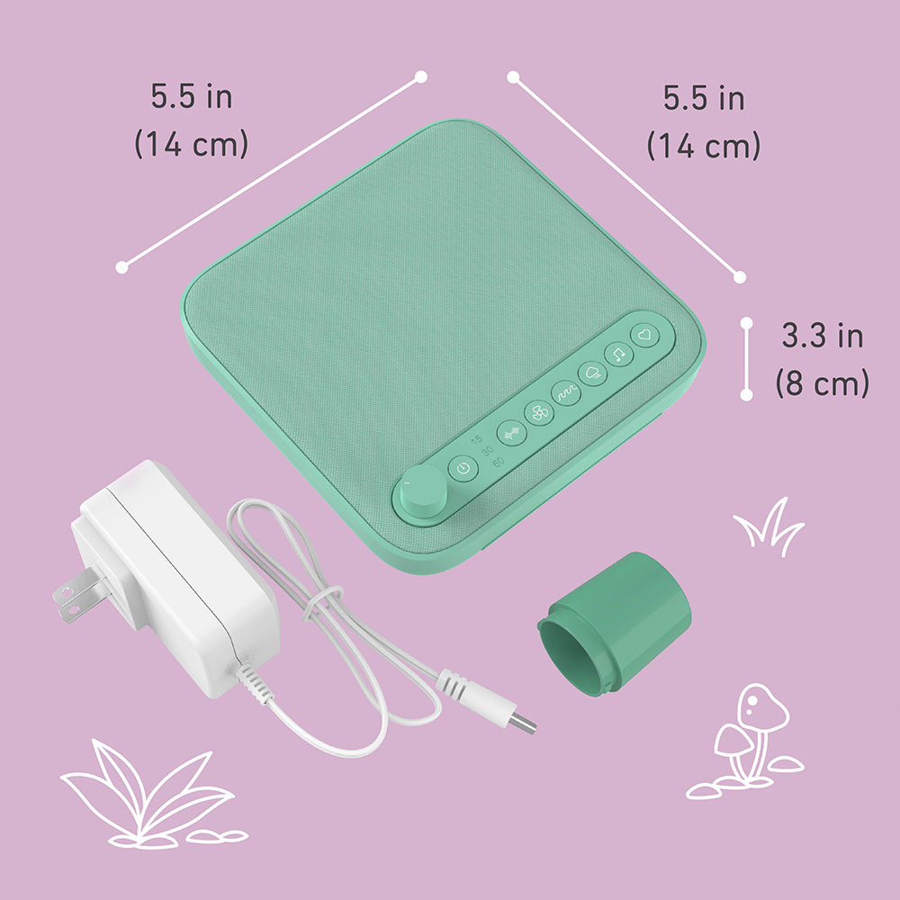 PureBaby® White Noise Sound Machine for Babies - Soothing Sleep Aid for Nursery, Travel & Bedtime Relaxation