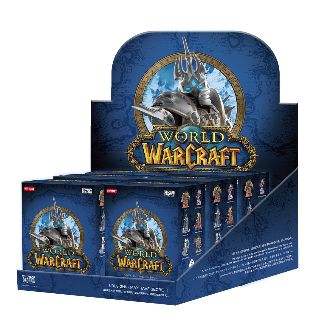 POP MART World of Warcraft Collectible Character Series Blind Box - Random Mini Figure for Gamers, Collectors & Gift Giving - Perfect for Display, Gaming Decor & WoW Fan Collections