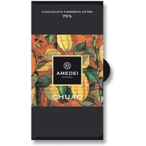 Amedei Chuao Dark Chocolate Bar - Premium 2 Pack (1.75 oz Each) - Gourmet Italian Chocolate for Gifts, Desserts & Special Occasions
