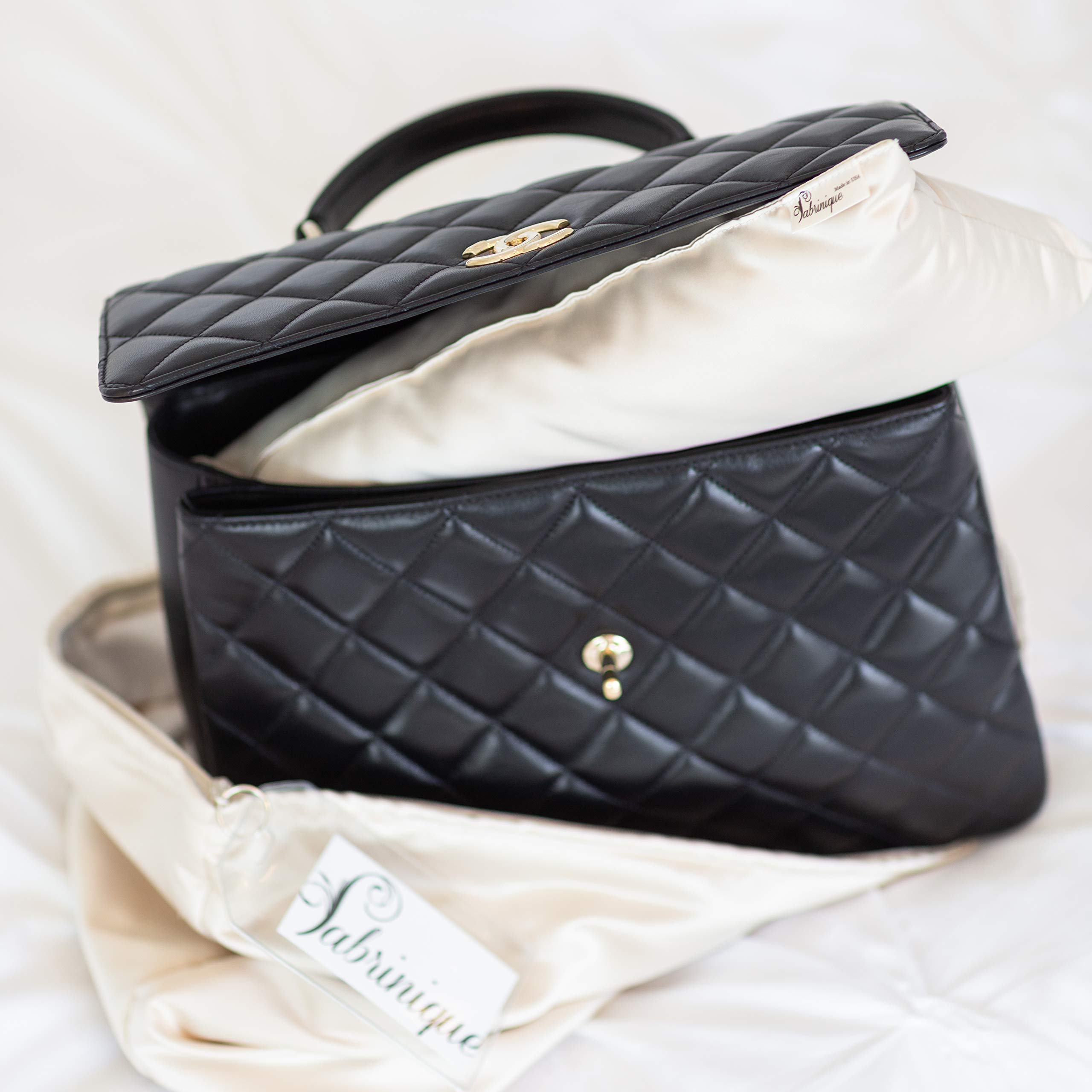 Luxury Grey Purse Pillow Set for Handbags | Prevents Creasing & Maintains Shape | Perfect for Large Purse Collections & Travel Storage | Handbag Organizer Accessory for Closet & Display