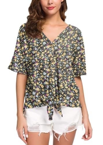 Fp-black Yellow Floral