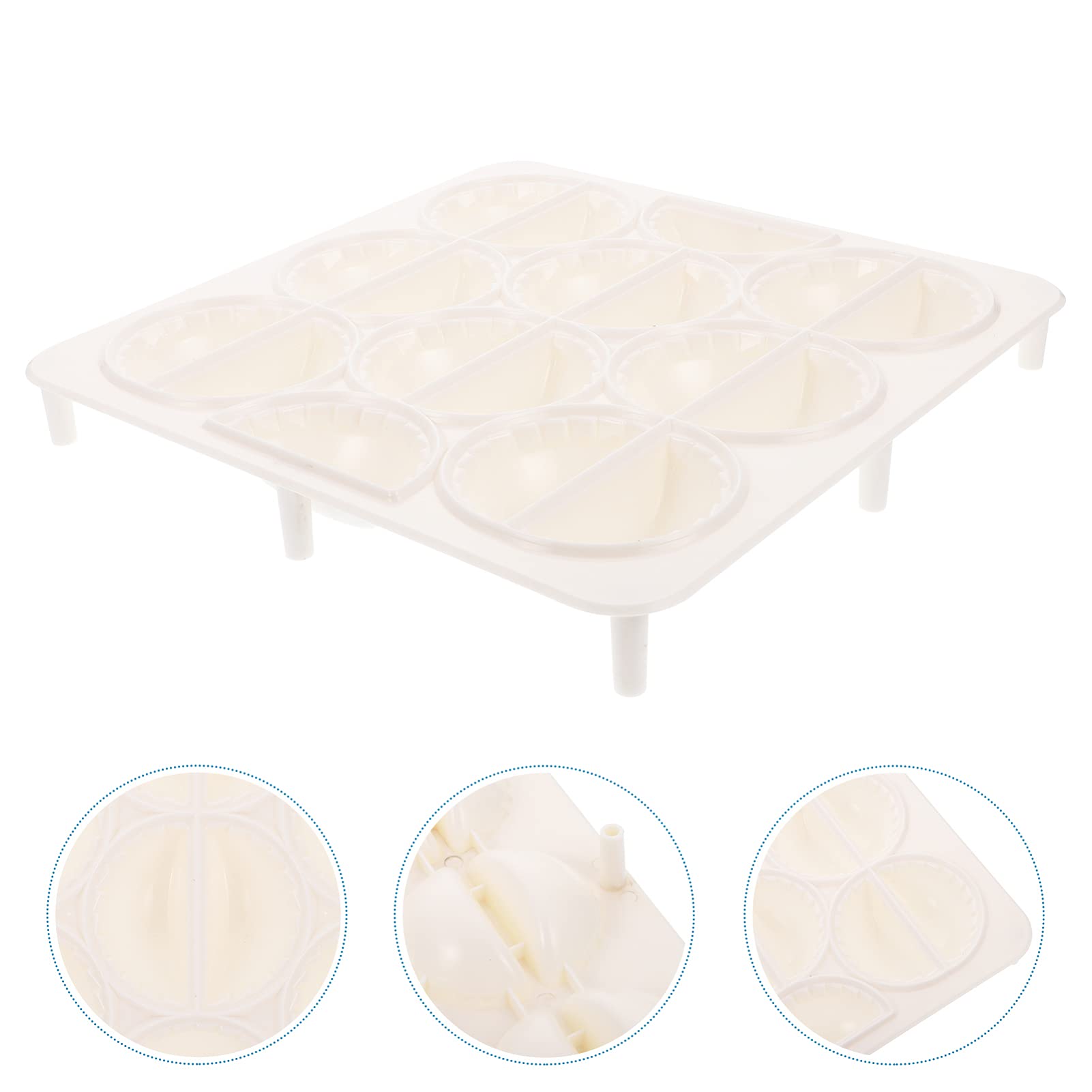 DOITOOL 18-Hole Russian Pelmeni Maker - Stainless Steel Dumpling Mold for Siberian Meat Dumplings, Ravioli & Pelmeni - Perfect for Homemade Dumplings, Family Cooking & Traditional Russian Cuisine