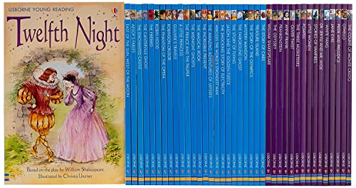 Usborne Reading Collection for Confident Readers - 40 Book Set with Illustrated Stories for Kids Ages 6-10 | Paperback Children's Books for Early Reading, Homeschooling & Classroom Learning