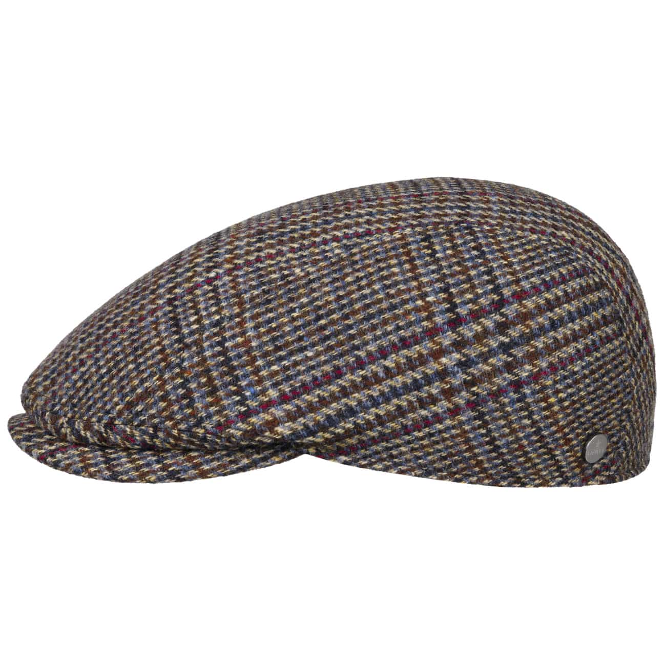 Lierys Spickard Ivy Glencheck Flat Cap - Stylish Wool Hat for Men | Perfect for Casual Outfits, Outdoor Adventures & Vintage Fashion