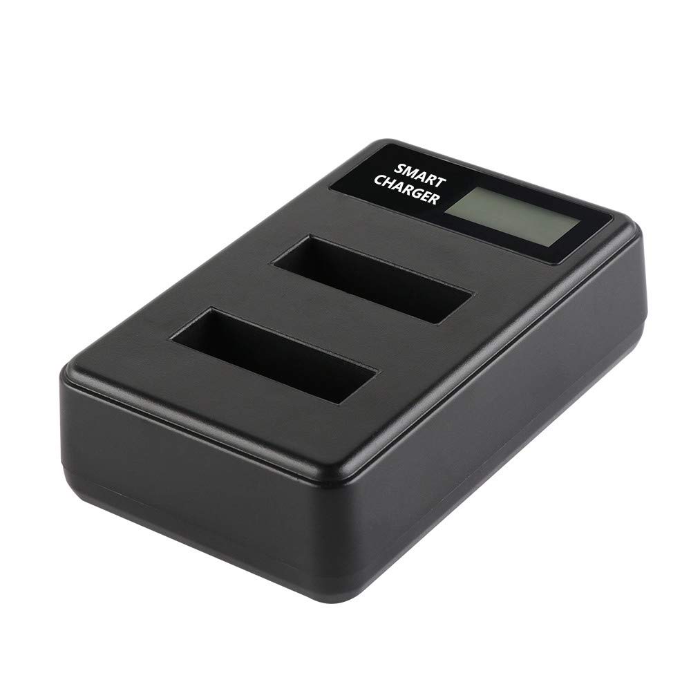 XIAOMIN Dual USB Charger for Sony NP-BX1 Battery - Smart LCD Display, Premium Material - Perfect for Travel, Photography & Outdoor Adventures