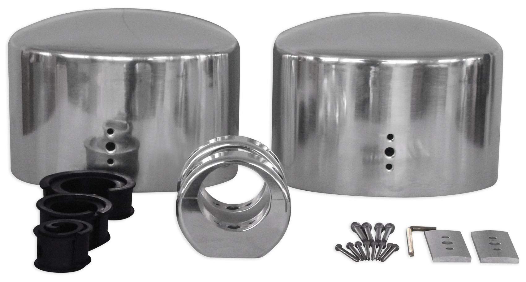 (2) Kicker CSC693 6x9 360 Degree Swivel Chrome Tower Speakers - High Power Audio for RZR, ATV, UTV - Perfect for Off-Road Adventures & Outdoor Parties