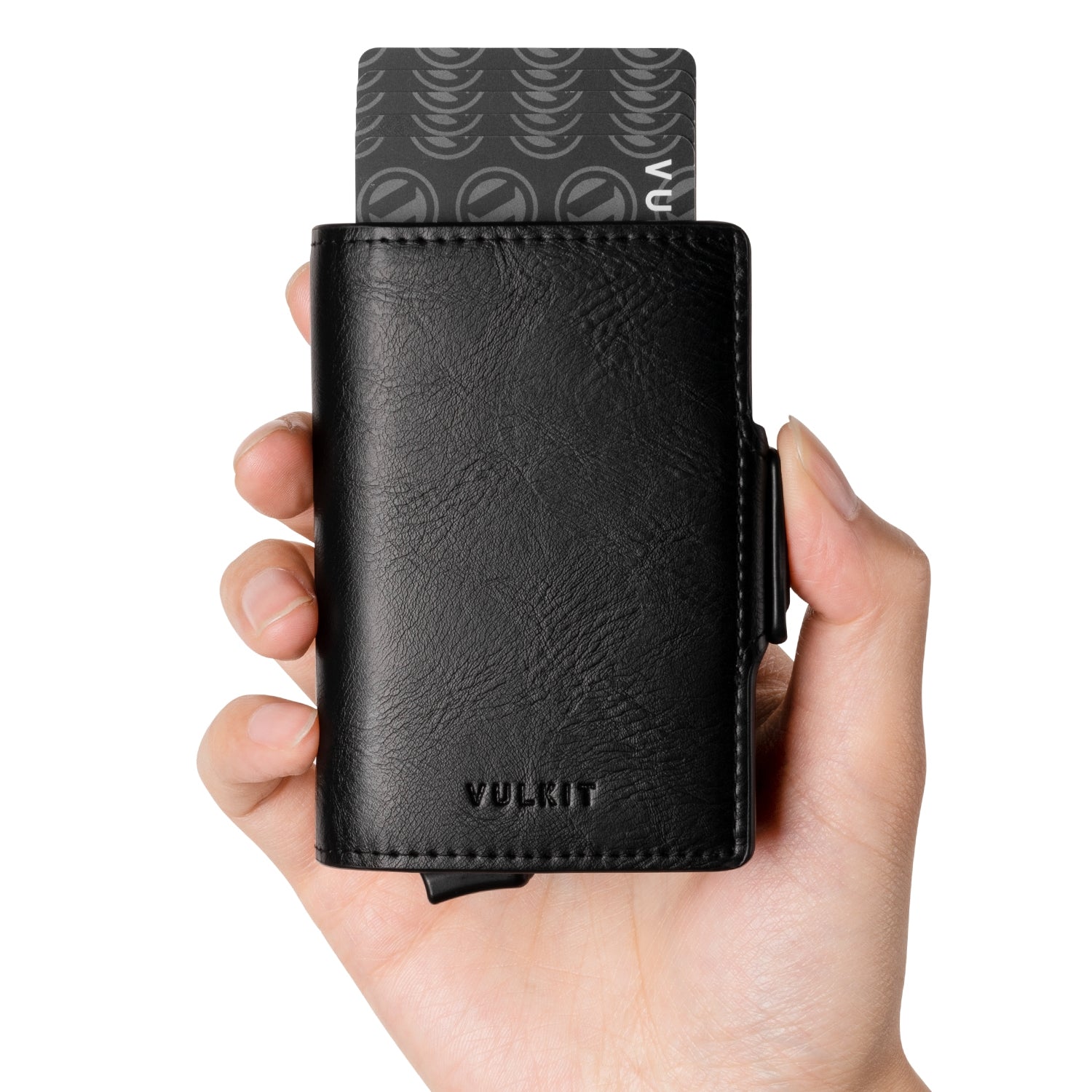 VC200d Double Aluminum Card Holder - Slim RFID Blocking Wallet for Men & Women - Holds 12+ Cards - Perfect for Travel, Business & Everyday Use