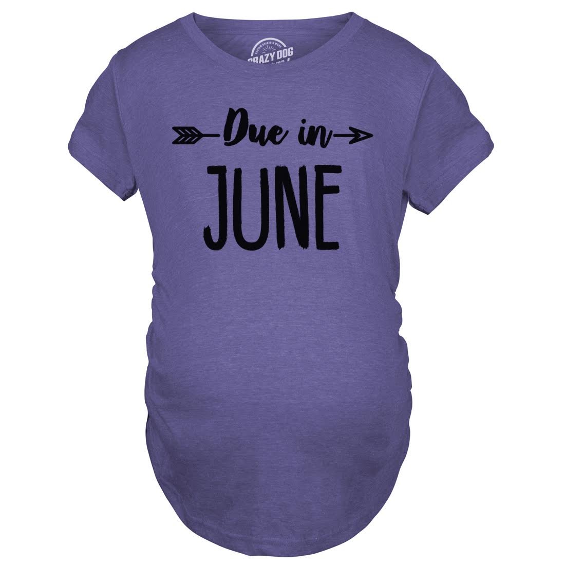 Pregnancy Announcement T-Shirt for June Due Date - Cute Maternity Tee for Baby Shower & Gender Reveal | Comfortable Cotton Shirt for Expecting Moms