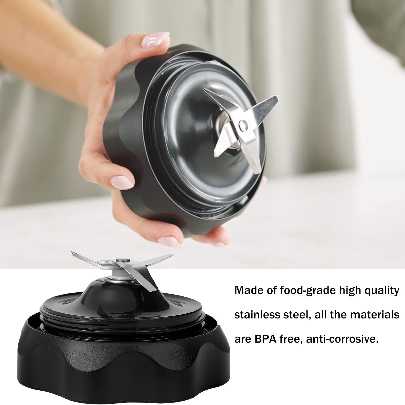 Nutribullet Blender Combo Pro 1000 Replacement Blade - Compatible with Select 2.0 Blenders - High Performance Stainless Steel Blade - Perfect for Smoothies, Protein Shakes & Meal Prep