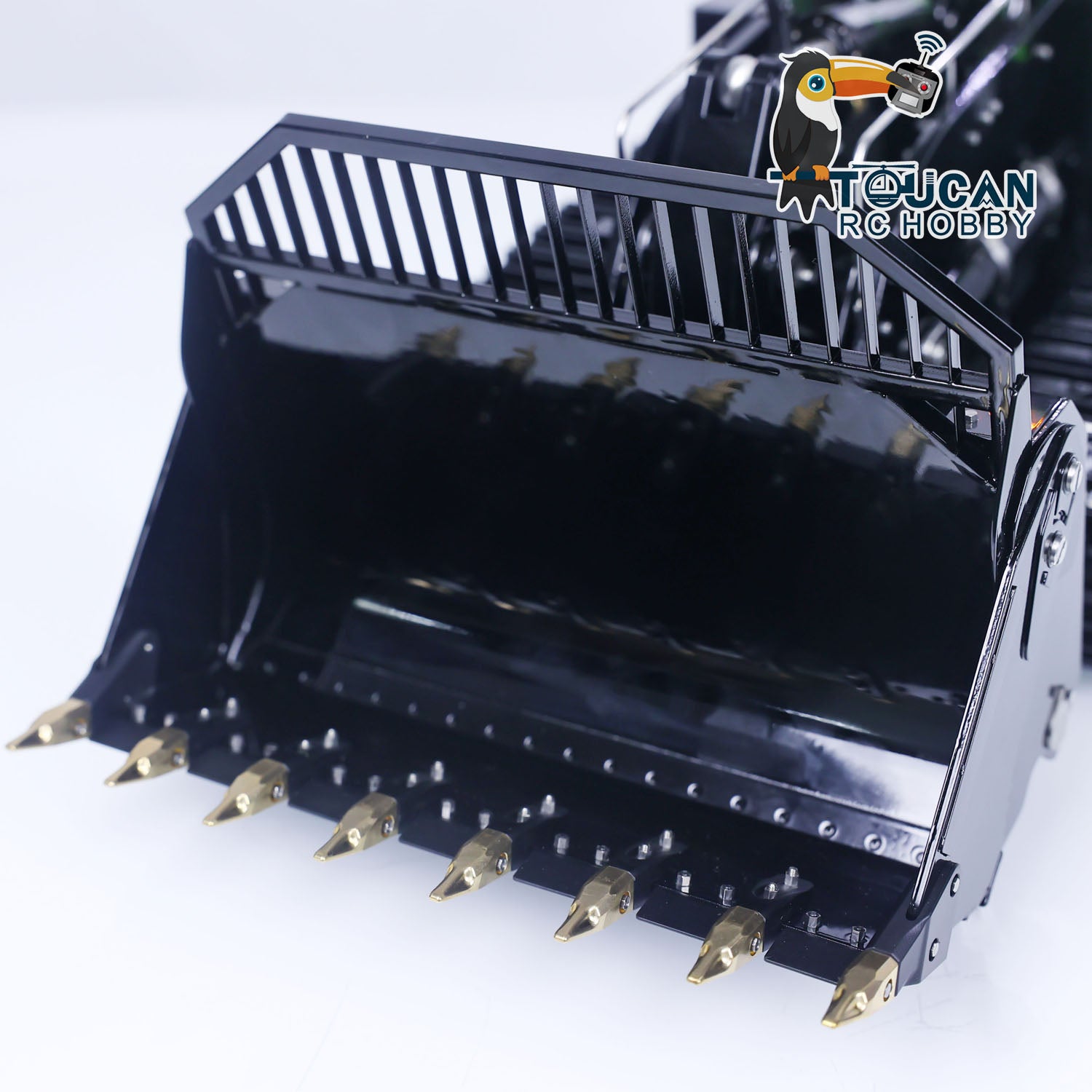 LESU 1/14 Scale Metal RC Hydraulic Loader 636 Remote Control Tracked Car with PL18EV Lite Light & Sound System, ESC Servo - Construction Simulation, Off-Road Adventure, Kids & Adults Hobby Toy