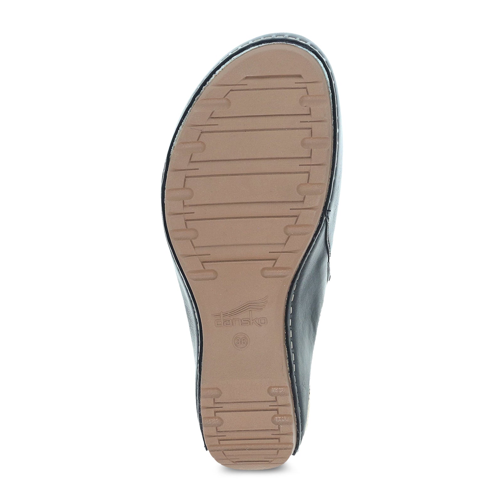 Dansko Women's Talulah Clog - Black Milled Burnished Leather Slip-On Shoes for Nurses, Teachers & Healthcare Professionals
