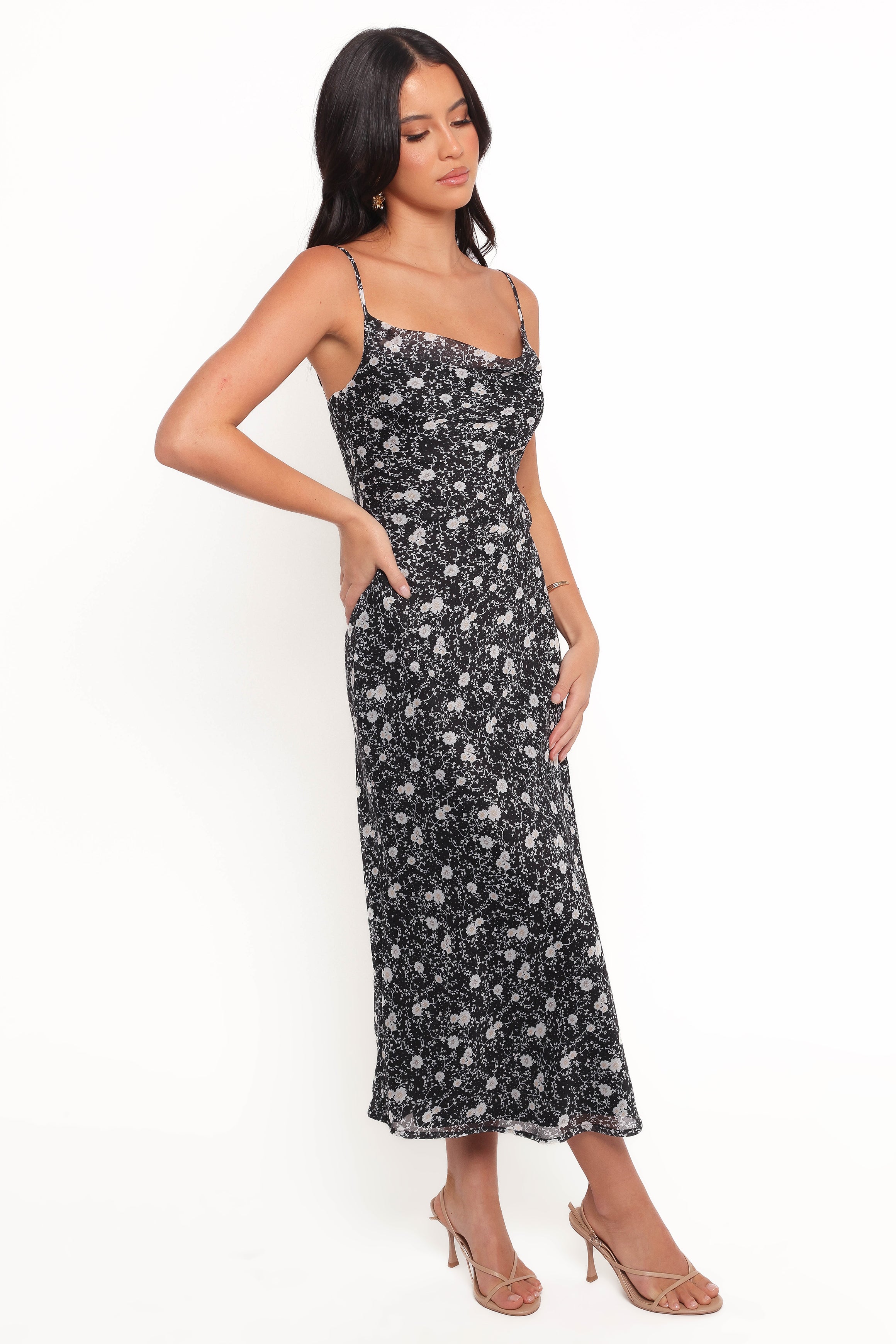 Elka Midi Dress - Floral Print Summer Dress for Women | Casual & Party Wear | Perfect for Beach, Vacation & Date Nights