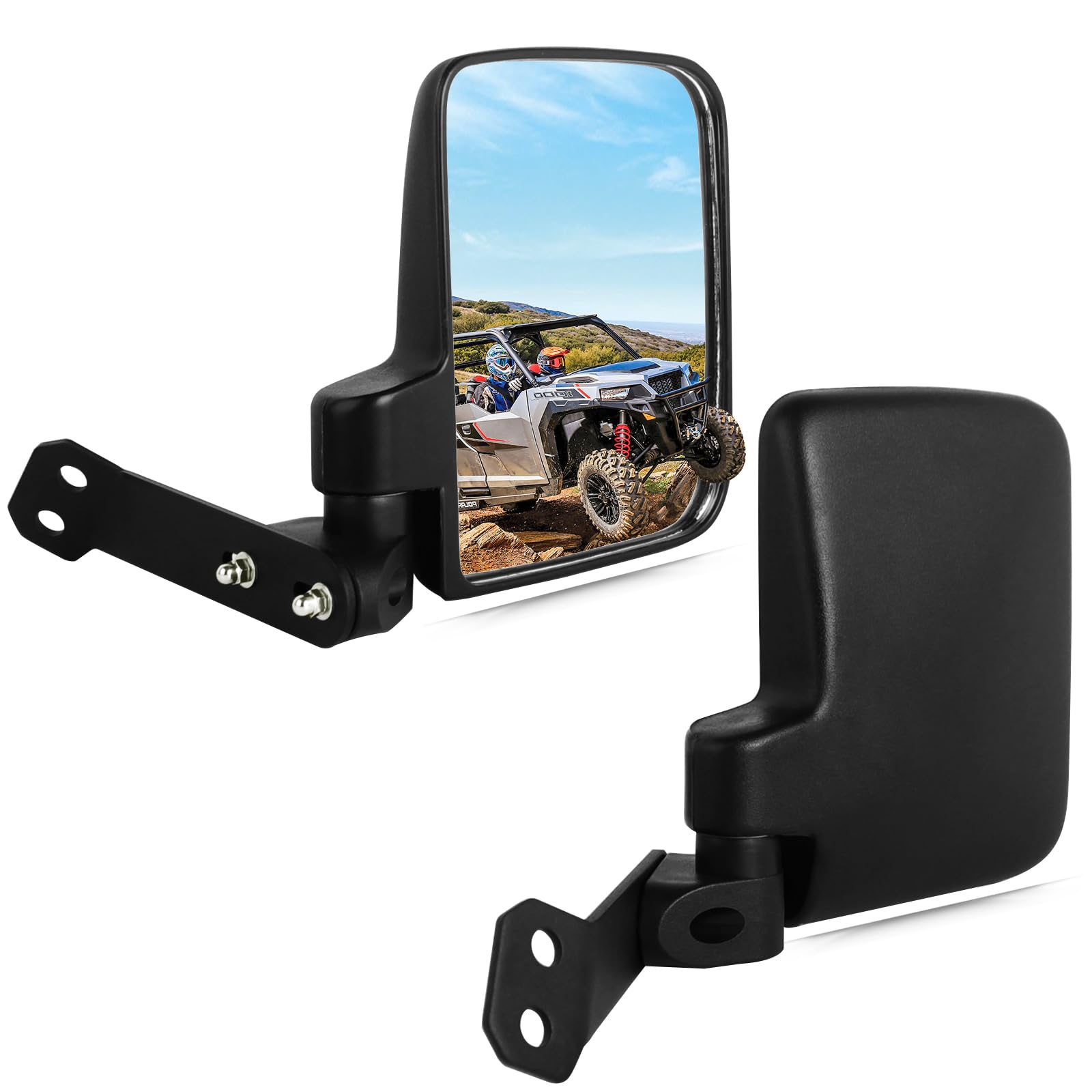 Polaris General 1000 EPS XP 4 Side View Mirrors (2016-2024) - Factory-Style Non-Destructive Mount, Pro-Fit Cage Compatible - Perfect for Off-Road Adventures & Trail Riding