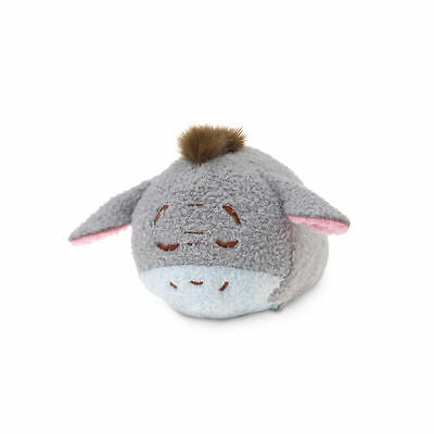 Disney Winnie the Pooh Eeyore Sleeping Tsum Tsum Mini Plush Stuffed Animal Toy - Perfect for Kids' Bedtime, Nursery Decor & Disney Collectibles