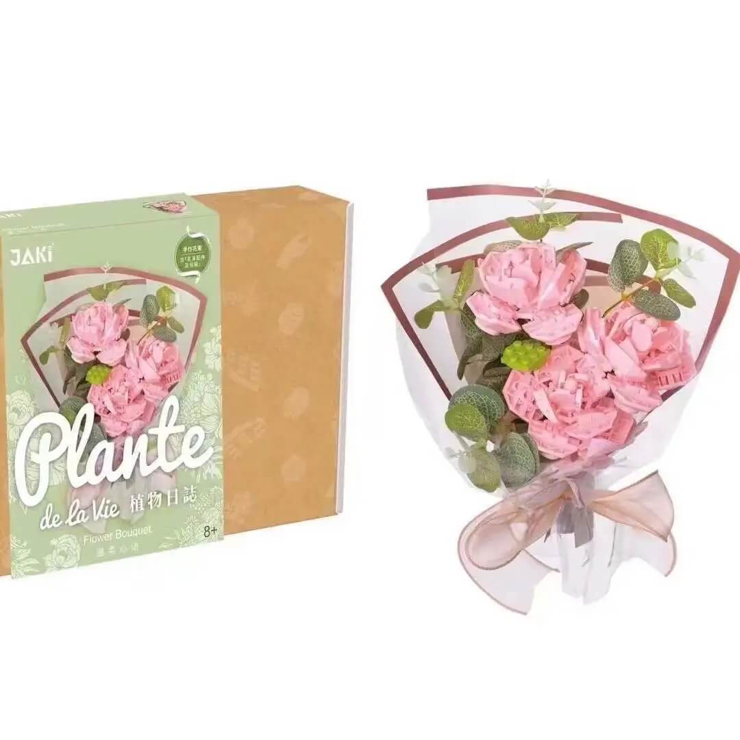 Beautiful JAKI Artificial Flower Bouquet - Realistic Silk Roses for Home Decor, Wedding Centerpieces & Gift Giving