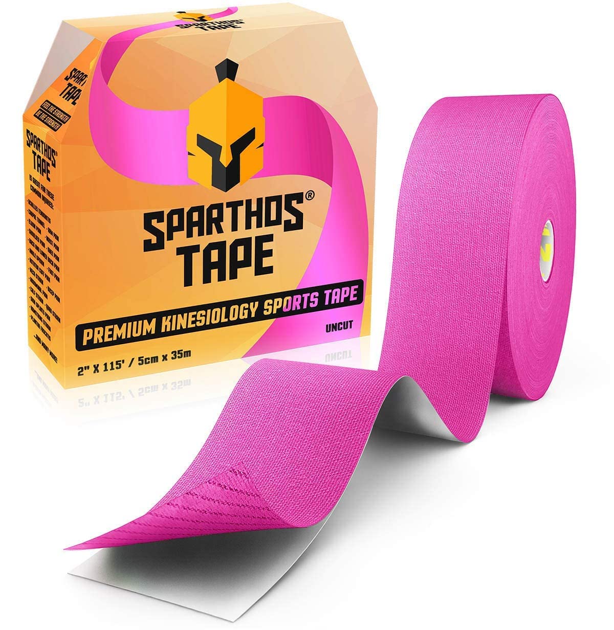 Sparthos Tape Color Bundle - Midnight Black, Wild Pink, Desert Beige (Uncut 115 ft Roll) | Multipurpose Adhesive Tape for Crafts, Packaging, Home & Office Use