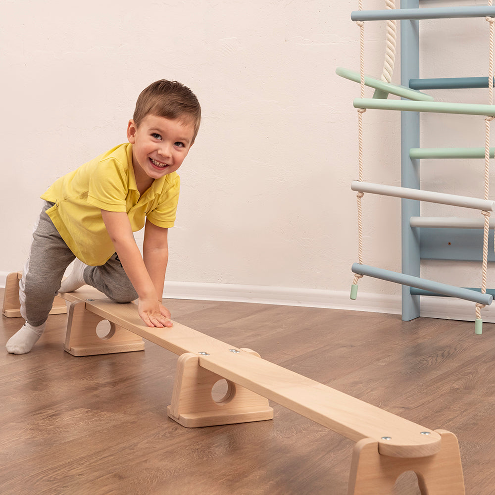 Kids Balance Beam - Non-Slip Gymnastics Training Equipment for Toddlers & Children - Perfect for Indoor/Outdoor Play, Yoga, and Motor Skill Development
