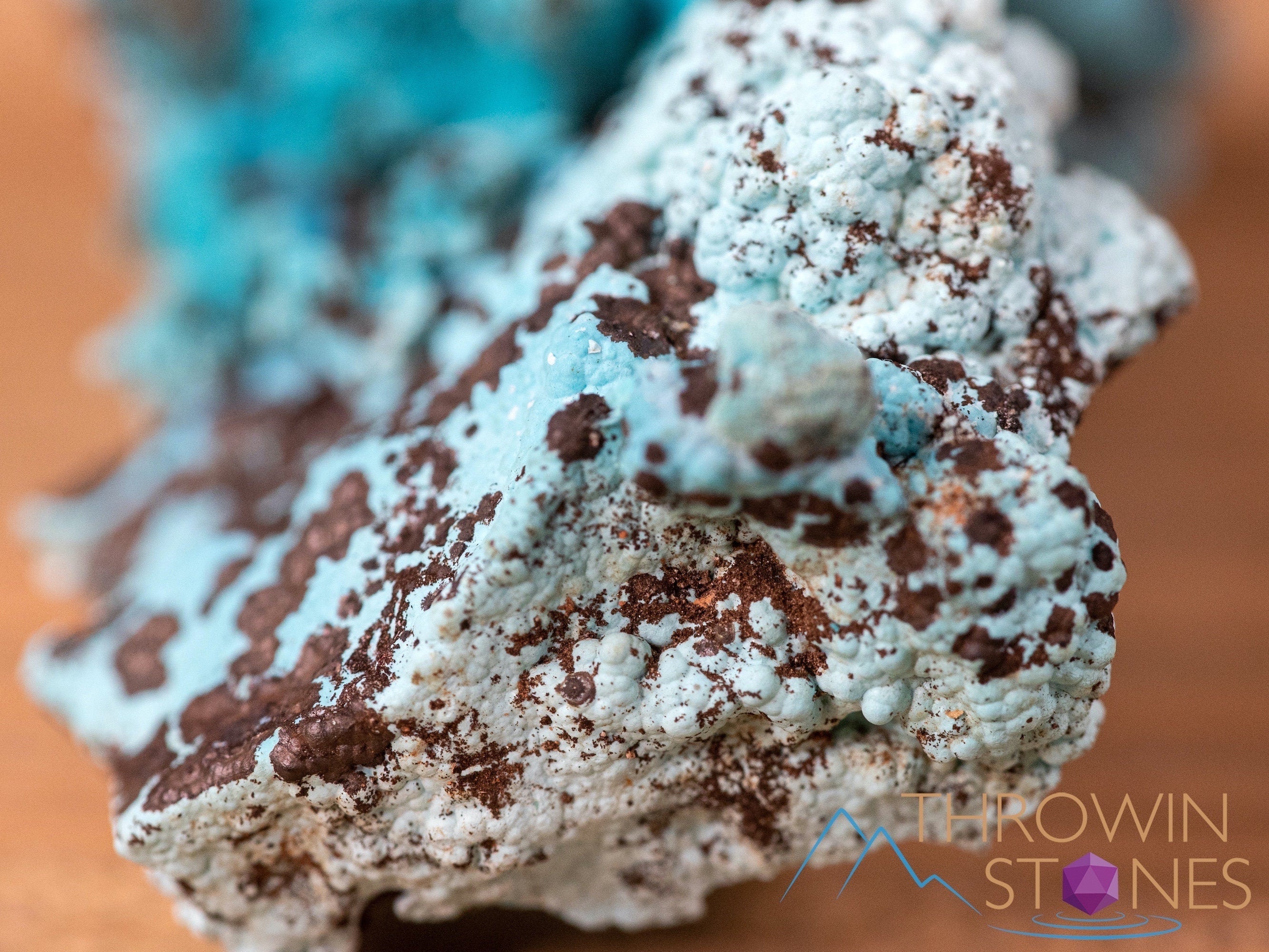 Natural Chrysocolla Pseudomorph After Azurite & Malachite Raw Crystal Specimen - Unique Housewarming Gift, Healing Stone Collection, Mineral Decor for Home & Office (40637) - Perfect for Meditation, Reiki & Crystal Healing Practices