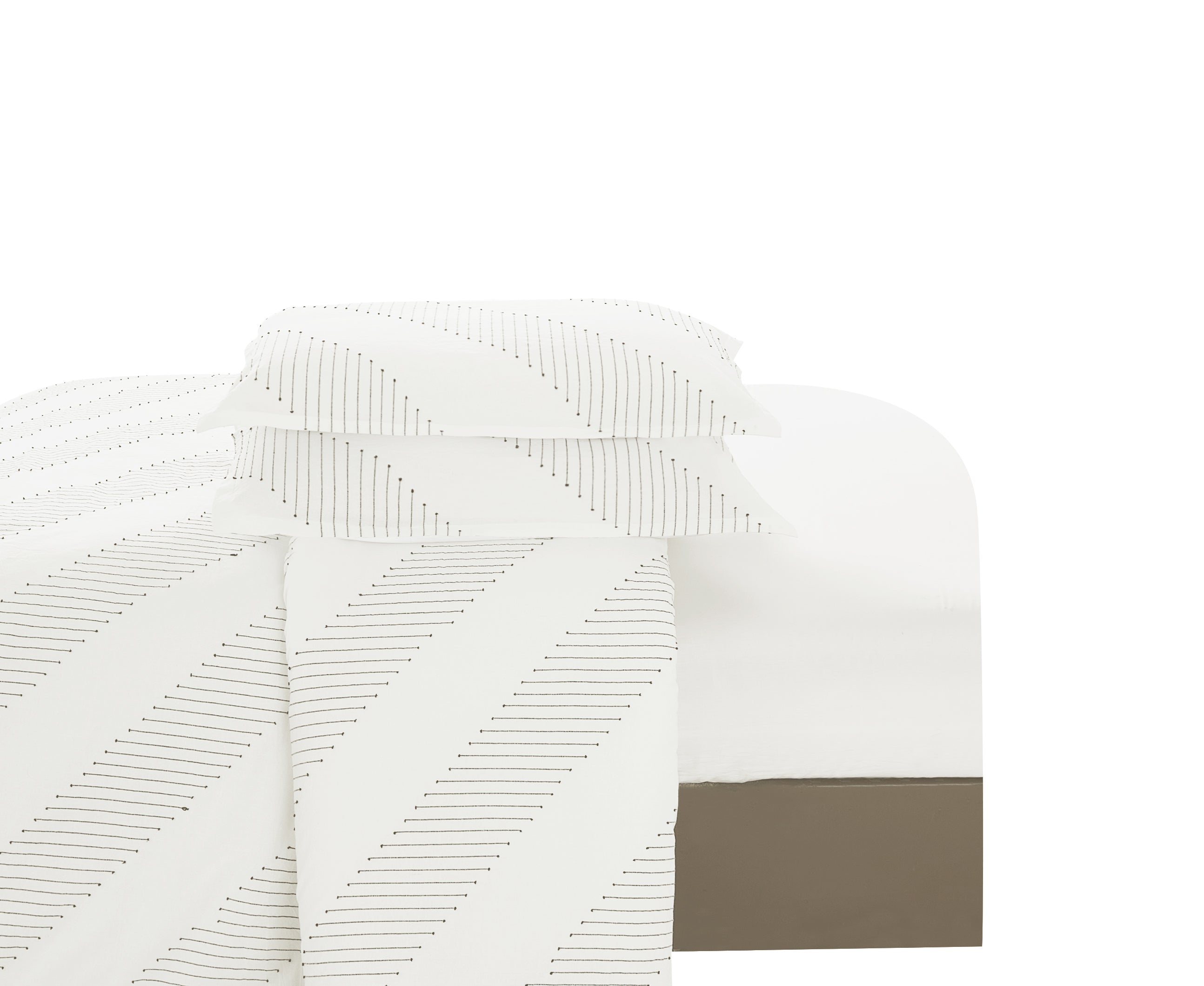 Rytham 100% Cotton Comforter Set - Queen Size Bedding with Pillow Shams - Soft & Breathable All-Season Comforter for Cozy Bedroom Decor