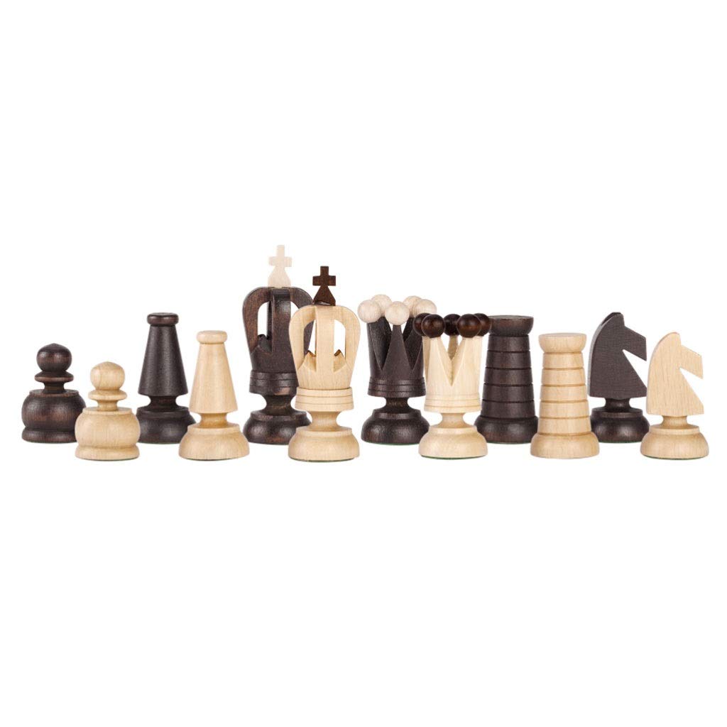 Premium Handcrafted Wooden Chess Set - 12