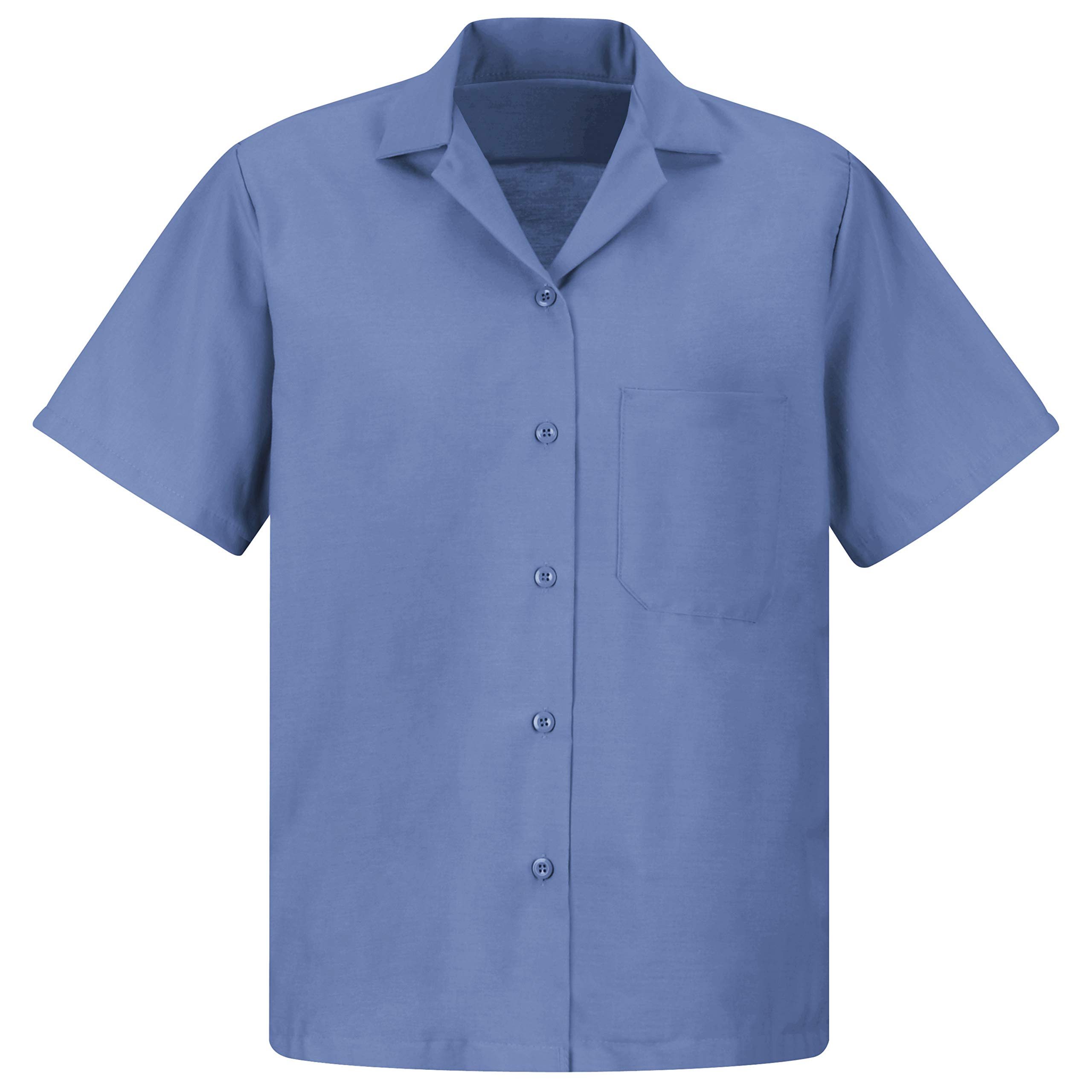 Red Kap Women's Uniform Blouse - Professional Work Shirt for Nurses, Chefs & Service Industry | Comfortable & Durable Office Attire for Women