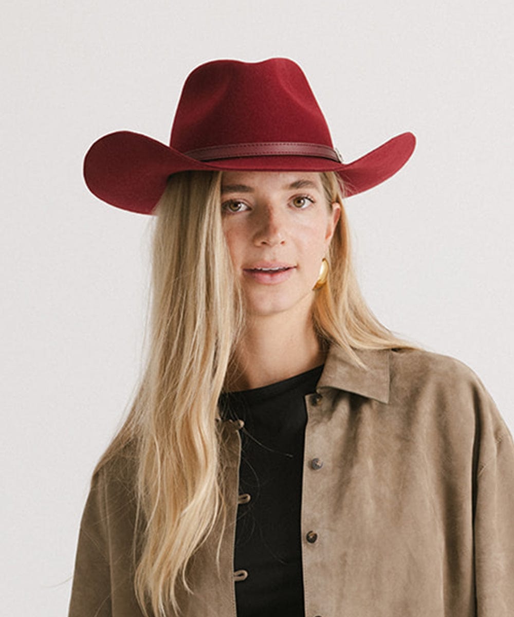Dean Rancher Cowboy Hat for Men - Genuine Leather Western Cowboy Hat with Adjustable Chin Strap - Perfect for Rodeo, Horse Riding, and Outdoor Adventures
