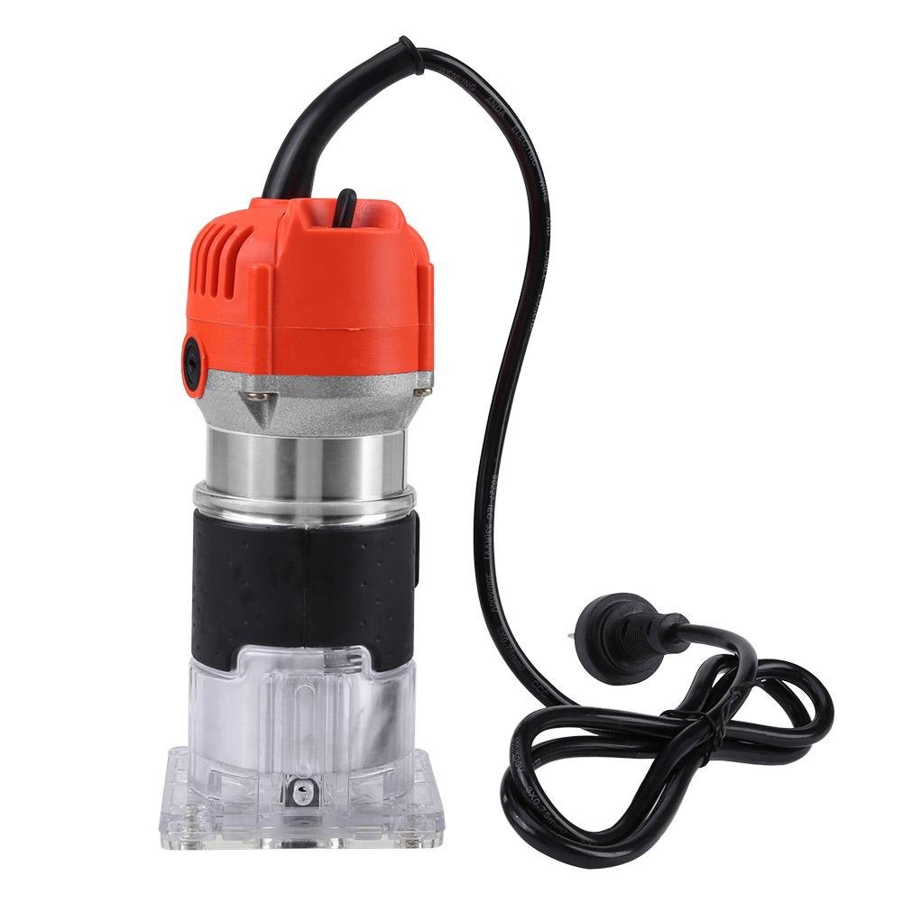 30000RPM Electric Wood Router Tool Kit - Variable Speed Hand Trimmer & Laminator for Woodworking - 110V US Plug - Perfect for DIY Projects, Furniture Making, and Cabinet Trimming