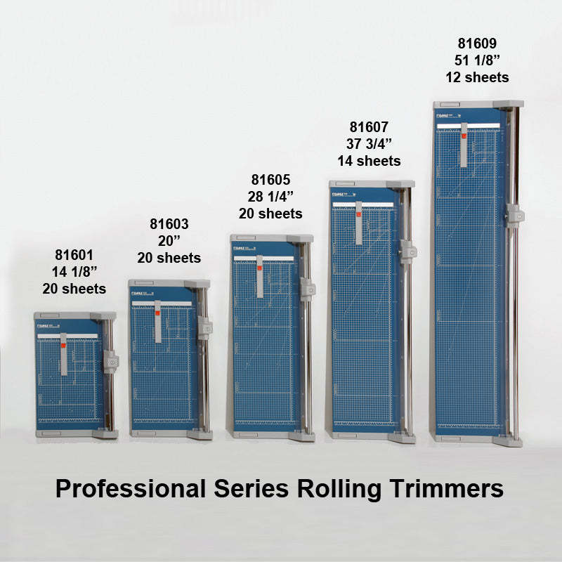 Professional Rolling Trimmer 14 1/8 Inch - Heavy Duty Fabric & Paper Cutter for Crafting, Sewing & Quilting - Perfect for DIY Projects, Scrapbooking & Home Office Use