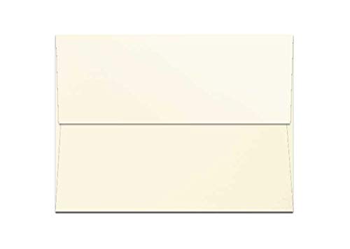 Premium Metallic A2 Envelopes - Poison Ivory Finish - Pack of 50 - Perfect for Wedding Invitations, Greeting Cards & Business Correspondence
