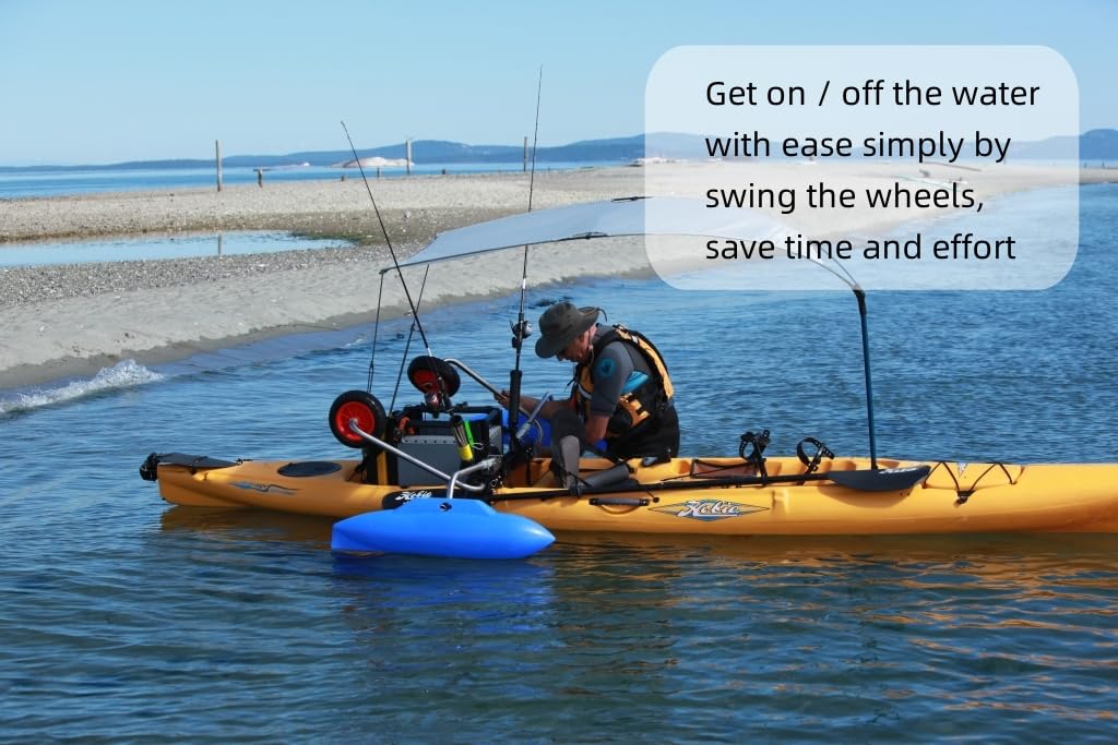 **Heavy-Duty Kayak Trolley Cart with 10