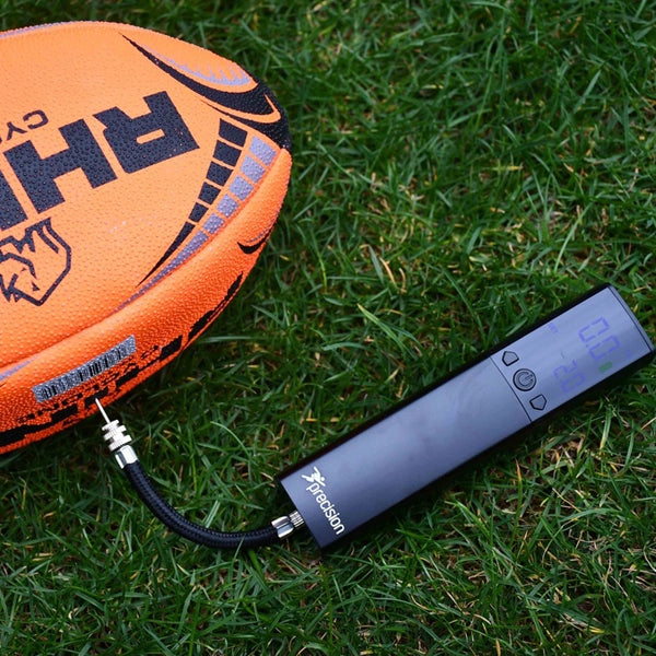 Rechargeable Electric Rugby Ball Pump - Fast Inflation for Training & Games | Portable Air Pump for Rugby, Soccer, Football | Perfect for Sports Practice, Gym, and Outdoor Play