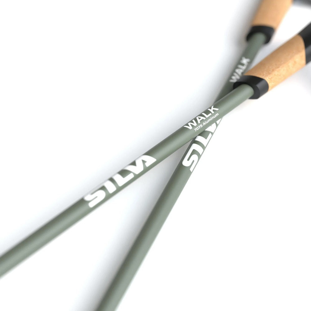 Premium Silva Aluminum Cork Walking Poles - Lightweight Trekking & Hiking Sticks for Men & Women - Perfect for Mountain Trails, Backpacking & Outdoor Adventures