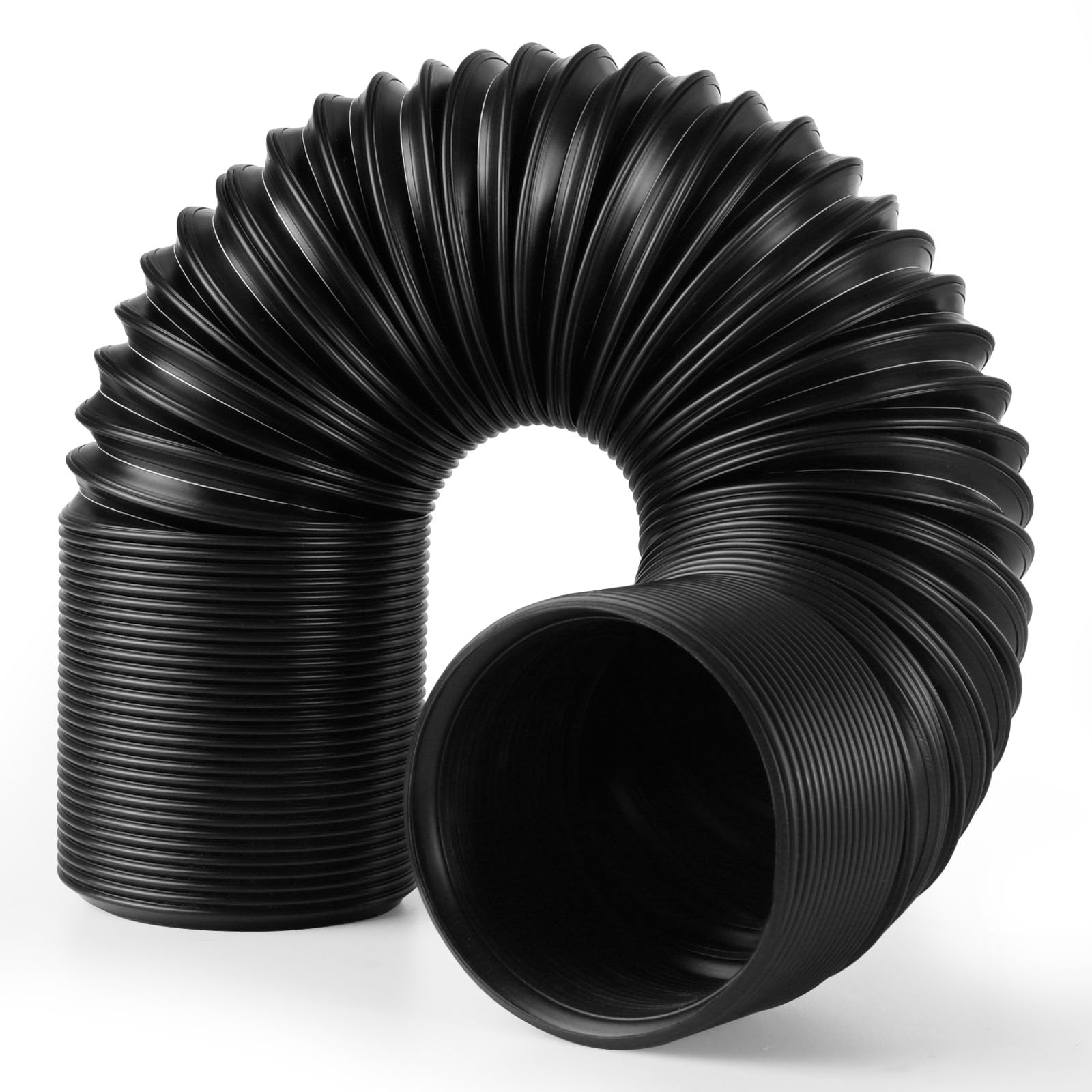 2.5 Inch Universal Cold Air Intake Pipe - Flexible Aluminum Duct Hose (9.5