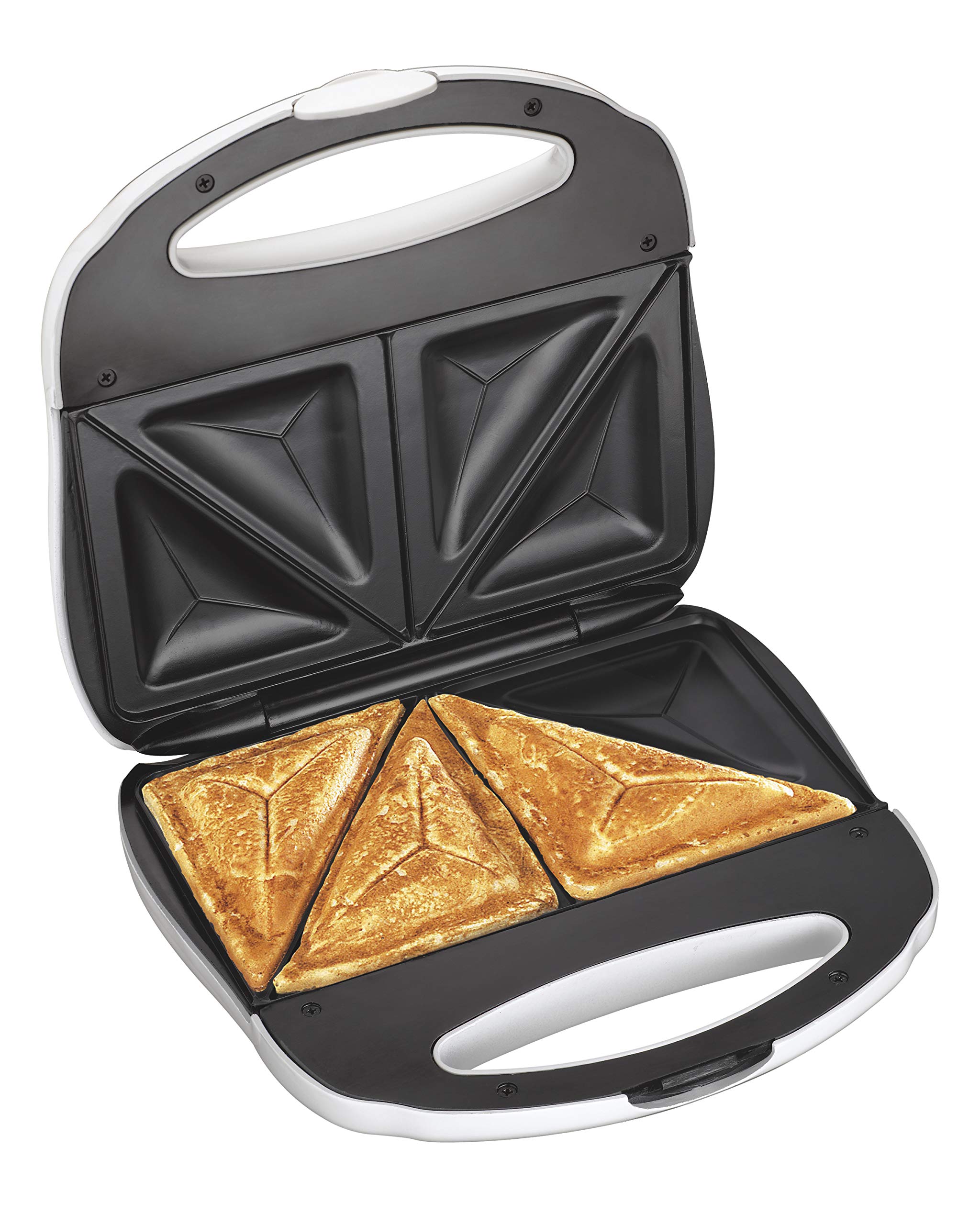 Proctor Silex 2-in-1 Sandwich Toaster & Omelet Maker - White (25408Y) - Perfect for Quick Breakfasts, Paninis & Grilled Cheese at Home or Office