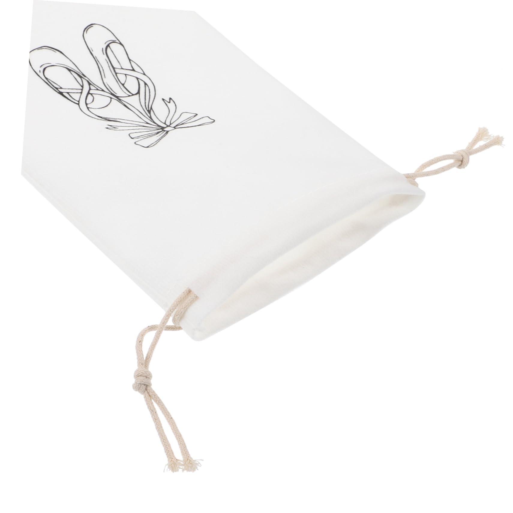 WESIEVYA Ballet Shoe Bags - 3 Pack Drawstring Dance Shoe Storage Pouches | Lightweight Lint-Free Material | Perfect for Ballet, Jazz, and Dance Classes | Compact & Convenient for Daily Use