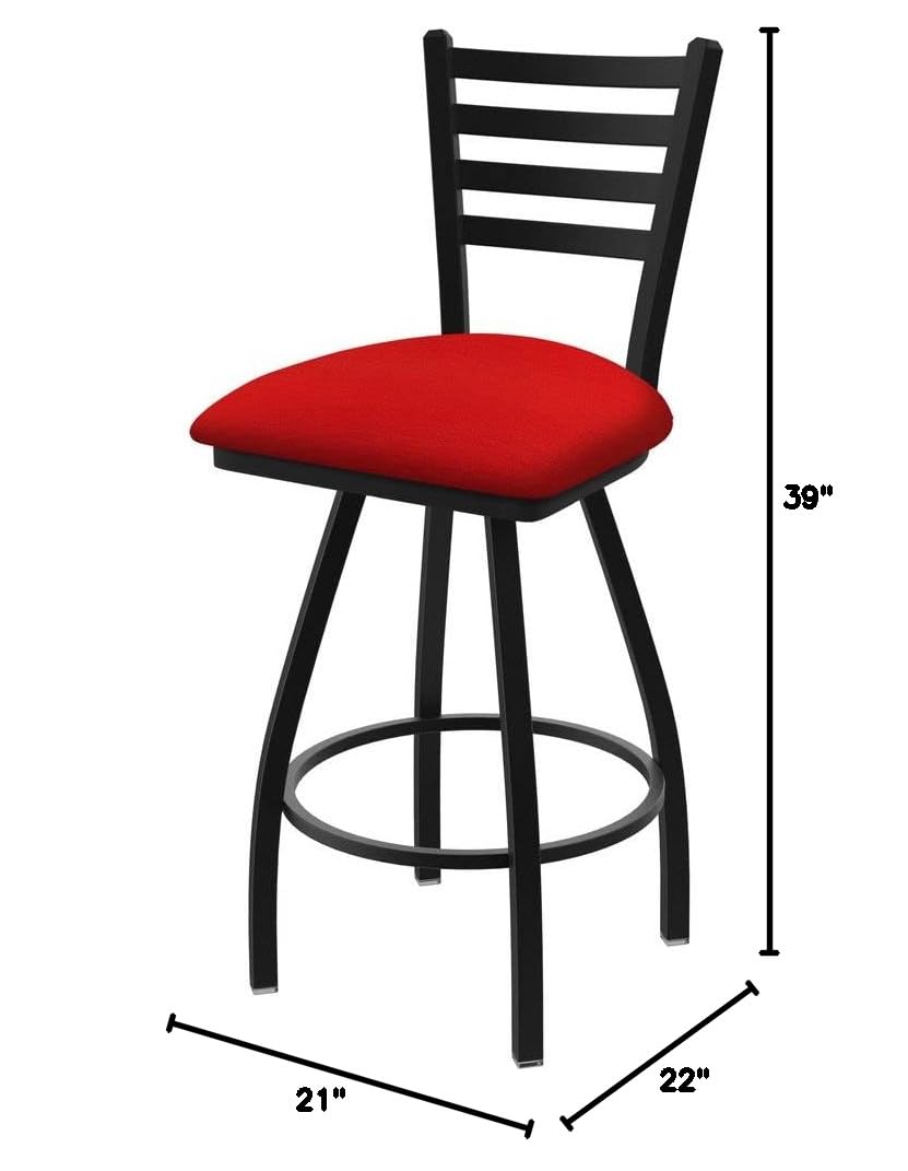 Holland Bar Stool Co. XL 410 Jackie Swivel Bar Stool with Back Support - 30