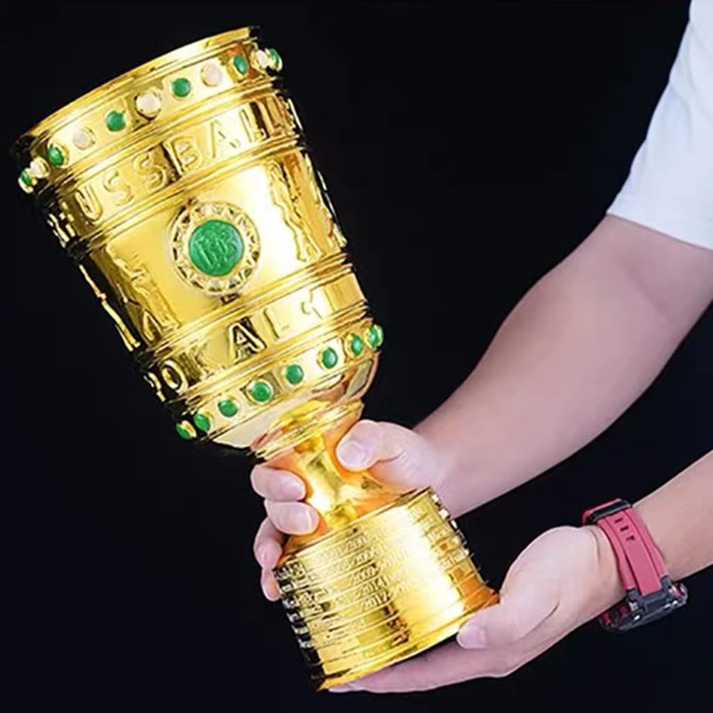 2021 Bundesliga Championship Trophy Replica - 36cm Tall Football Trophy for Souvenirs, Fans, Gifts & Collectibles - Perfect for Home Decor, Sports Memorabilia Displays & Fan Cave Accessories