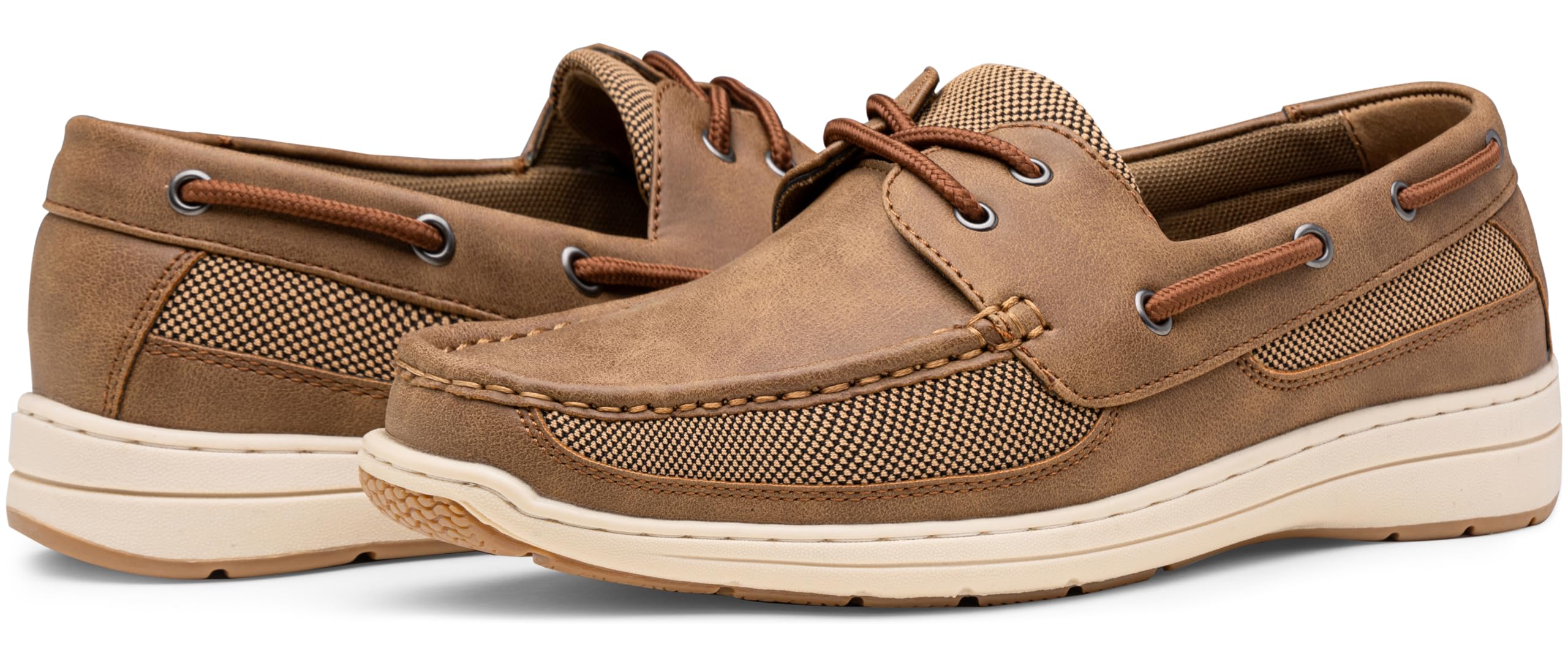 **Vostey Men's Slip-On Boat Shoes - Stylish Casual Loafers & Deck Shoes for Men | Comfortable & Breathable for Walking, Driving & Outdoor Activities**