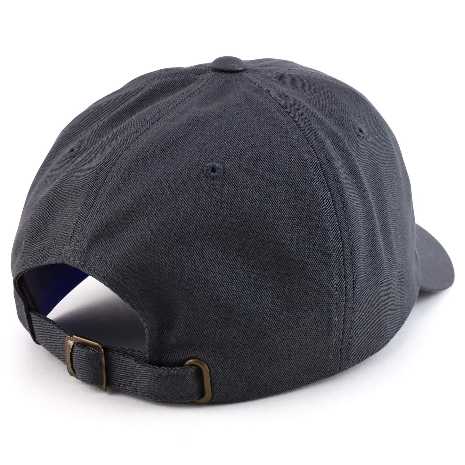 Trendy XXL Size 42 Embroidered Baseball Cap - College Style Unstructured Dad Hat for Men & Women - Perfect for Sports Games, Campus Wear & Outdoor Activities