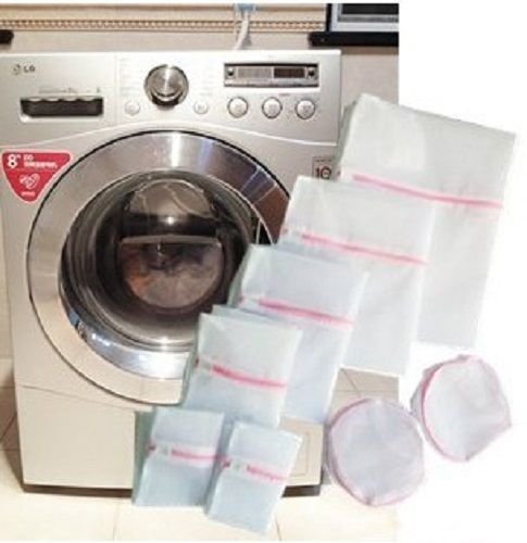 Premium Dense Mesh Laundry Bags (Pack of 2) - 40x50cm Zippered Delicate Wash Bags for Bras, Underwear & Lingerie - Gentle Clothes Protection for Travel, Gym & Home Use