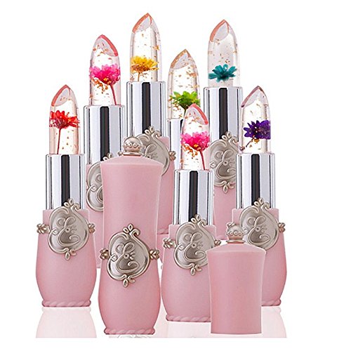 Bestlymood Beauty Bright Flower Crystal Jelly Lipstick - Magic Temperature Changing Color Lip Balm, Rose Scented Makeup for Daily Wear & Special Occasions