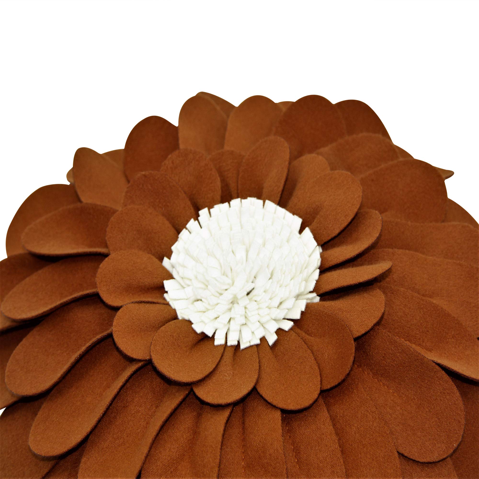 3D Happy Daisy Flower Throw Pillow - Decorative Flower Shaped Pillow for Home Decor - Soft & Cozy Round Cushion for Sofa, Bed, Nursery - Unique Patented Design - Perfect for Living Room, Bedroom & Gift Giving