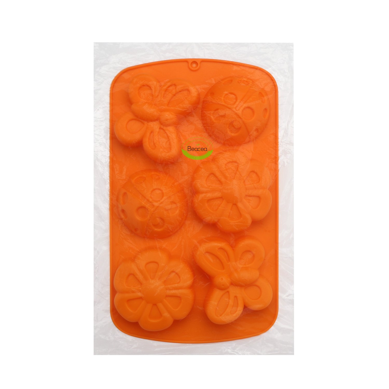 Beasea 2-Piece Silicone Butterfly Soap Molds for DIY Soap, Chocolate, Candy & Cupcakes - Reusable Cake Pop & Ice Cube Molds for Baking, Party Favors & Home Decor