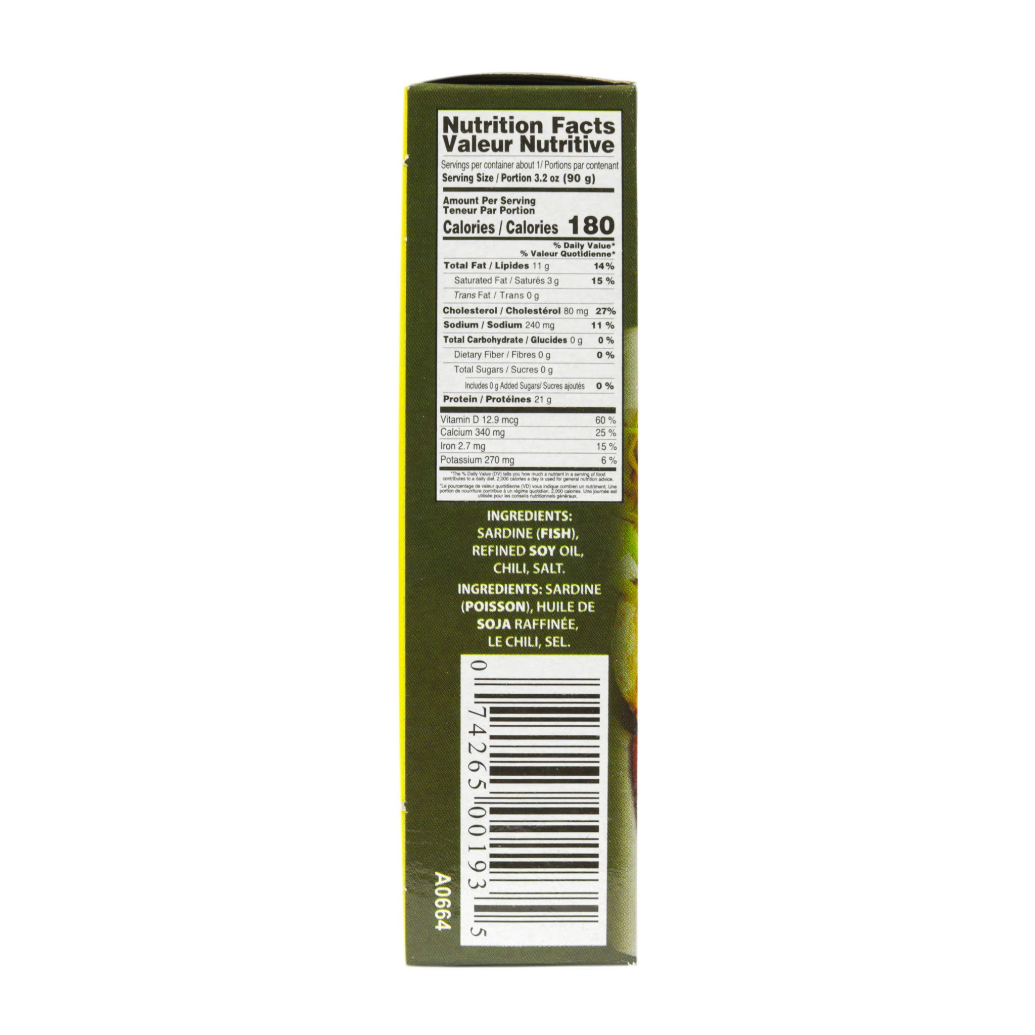 Premium Moroccan Season Sardines in Olive Oil - 100% Natural, High Protein, No Additives or Preservatives | Paleo, Keto & Carnivore Diet Friendly | Zero Carb, Sealed Freshness | 4.37oz (Pack of 50) | Perfect for Salads, Pasta & Healthy Snacking