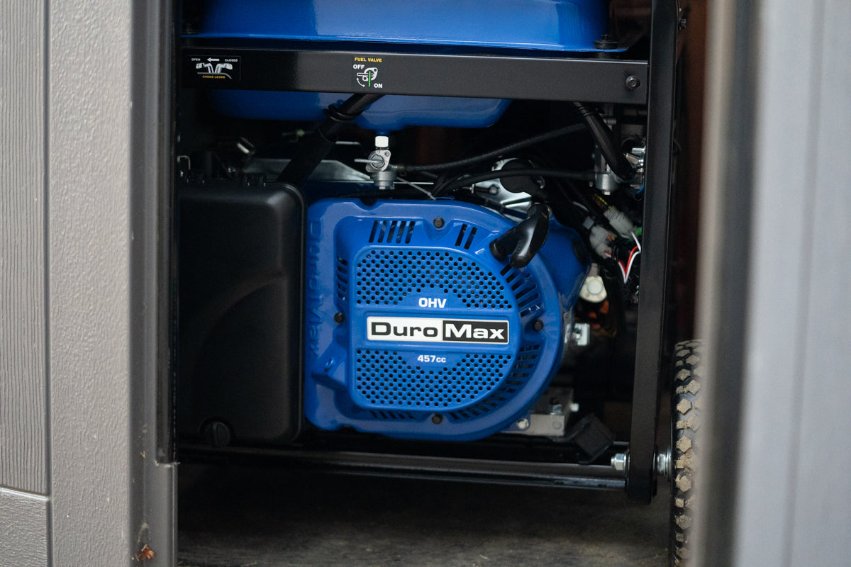 12,000W Dual Fuel Portable Generator with CO Alert - Reliable Backup Power for Home, Camping & Emergency Use