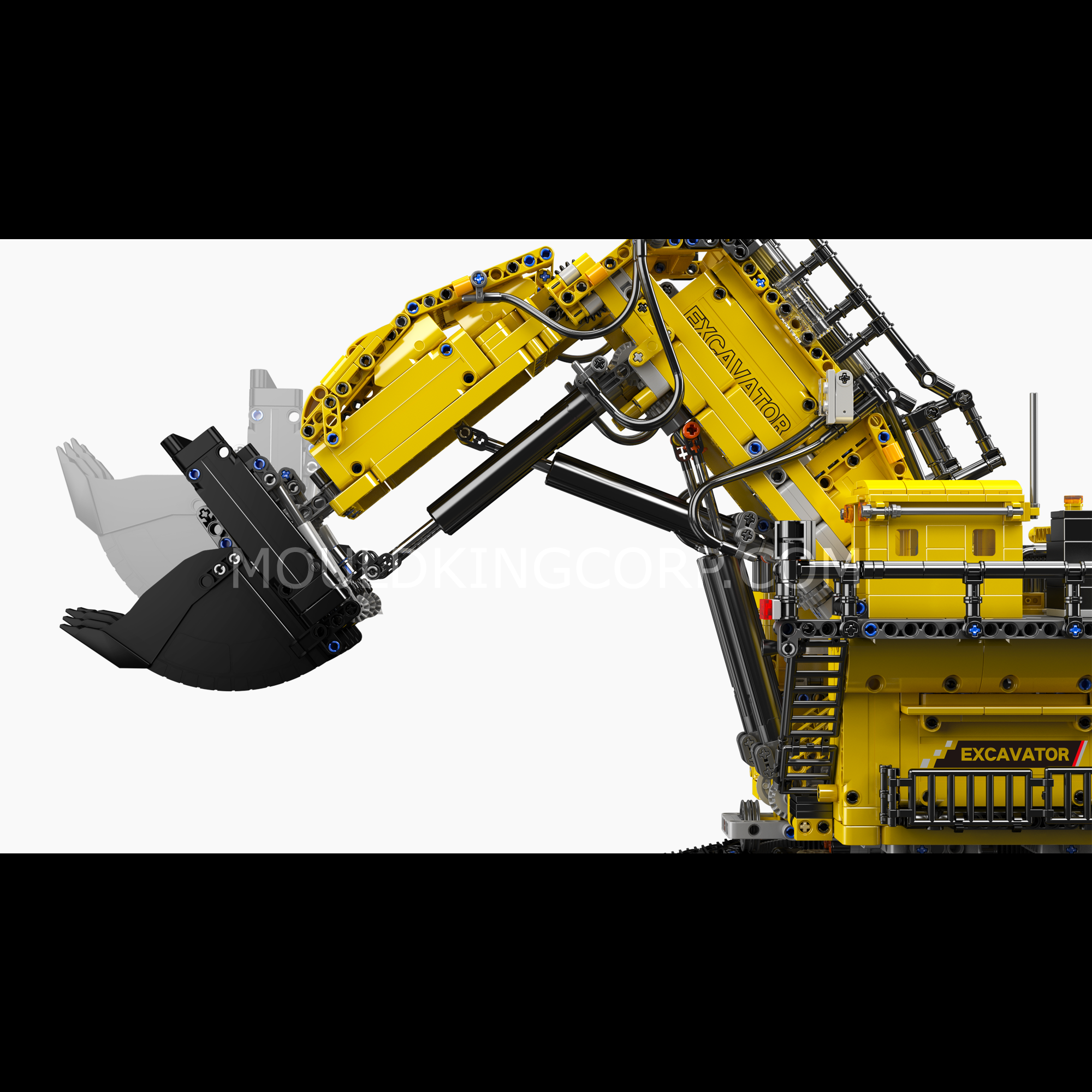 MOULD KING 17070 Liebherr R 9800 Mining Excavator Building Set - 4767 Piece Construction Toy for Adults & Kids | STEM Educational Model Kit | Perfect for Collectors, Mining Enthusiasts & Construction Lovers