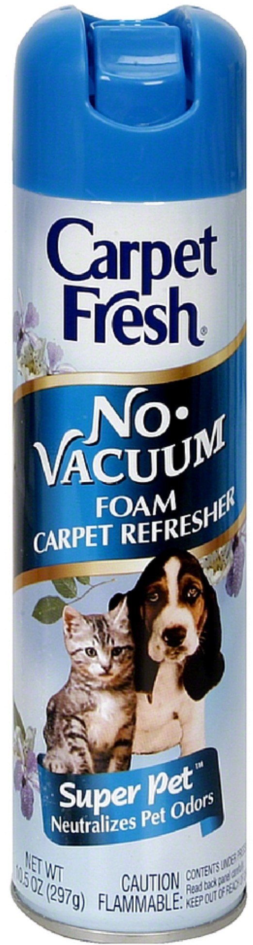 Carpet Fresh No Vacuum Foam Carpet Refresher for Pets - 10.50 oz (Pack of 8) | Eliminates Odors & Freshens Carpets Instantly | Perfect for Pet Owners, Homes & Offices