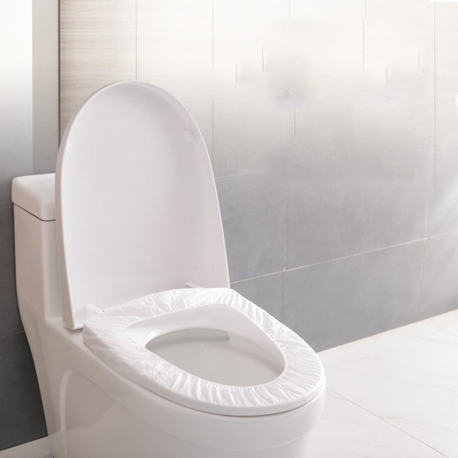 Disposable Non-Woven Toilet Seat Covers - 10PCS for Travel & Public Restrooms