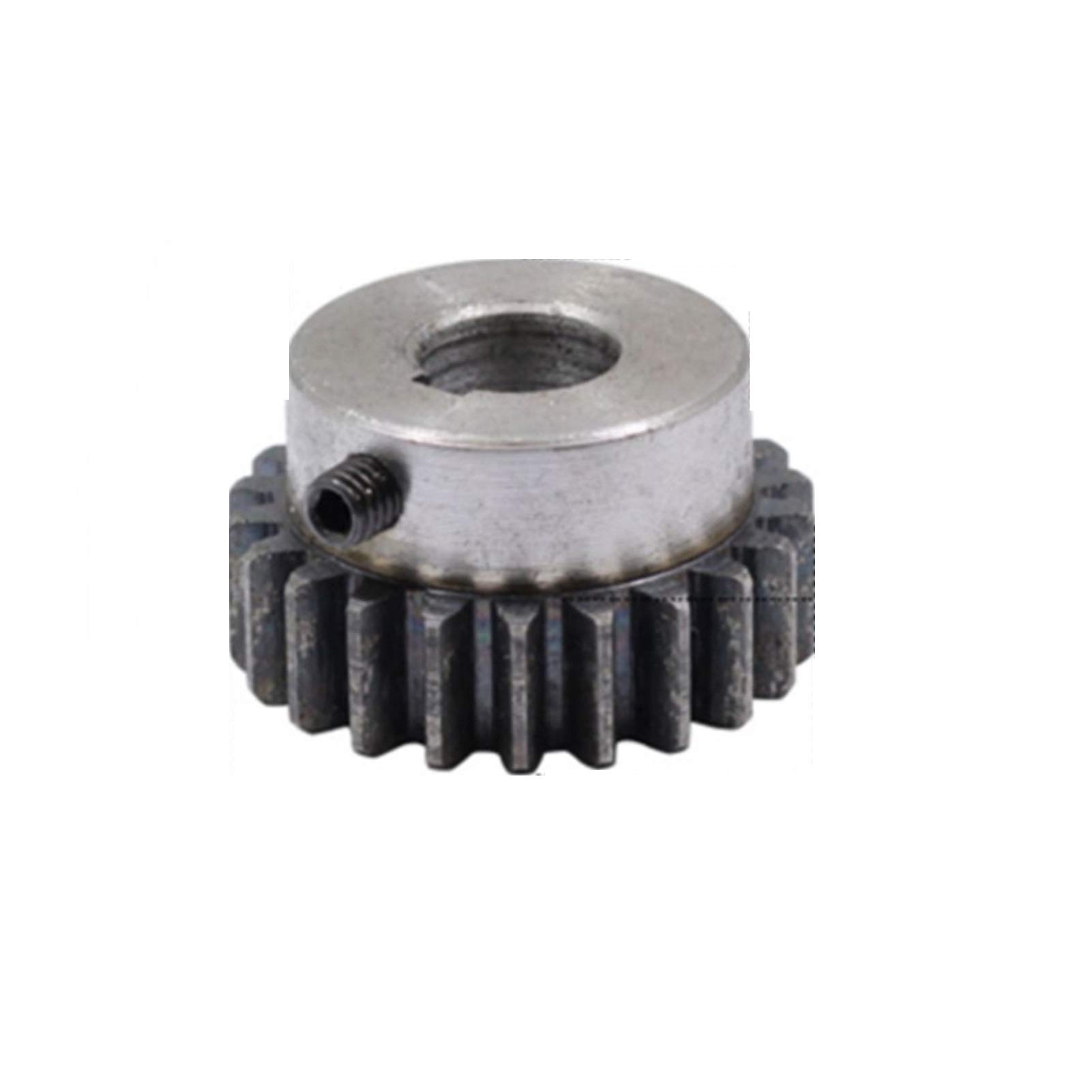 1PCS 22T Mod 1.5 M Right Teeth 45# Steel Gear Pinion & Rack Transmission for CNC, Track Rail, Engraving Machine (8mm Hole, 22 Teeth) - Perfect for Industrial Automation & DIY Projects